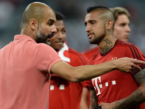 Tremendo elogio de Guardiola a Vidal: "Voy a la guerra con él"