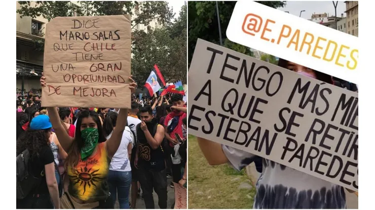 Pancartas colocolinas