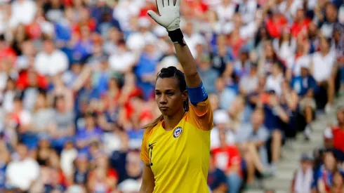 Tiane Endler mandó su apoyo a Chile.