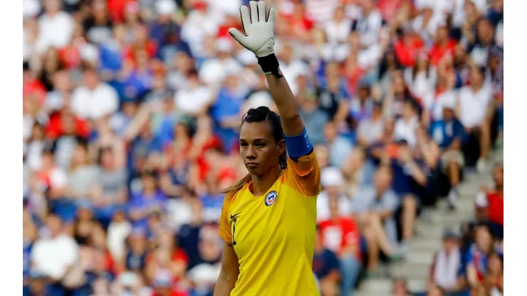 Tiane Endler mandó su apoyo a Chile.