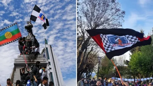 Hinchas albos en las calles desde Arica a Magallanes.