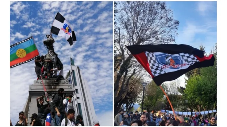 Hinchas albos en las calles desde Arica a Magallanes.