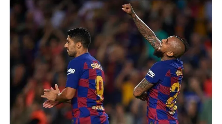 Vidal sumó minutos en Champions League.