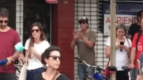 Mario Salas en la calle