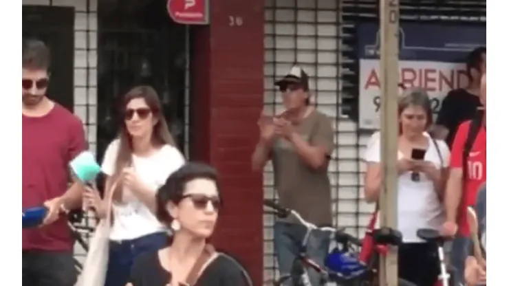 Mario Salas en la calle