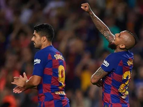 El Barcelona de Arturo Vidal le pasó por encima al Eibar de Fabián Orellana