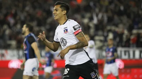 Villanueva celebrando su gol