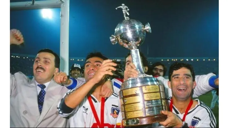 El Cacique cuando se coronó campeón de la Copa Libertadores de América.