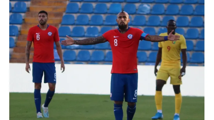 Vidal fue el capitán de Chile