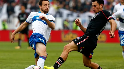 Suazo enfrentando a Fuenzalida