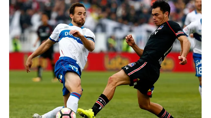 Suazo enfrentando a Fuenzalida