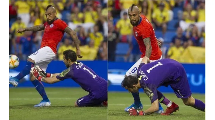 Arturo Vidal y Claudio Bravo dejan sus diferencias de lado en la cancha