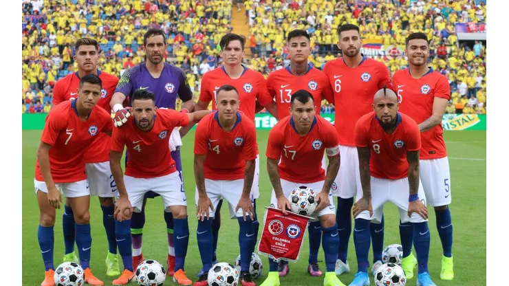 El once de Chile ante Colombia
