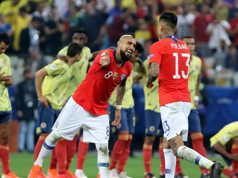 Chile y Colombia se miden en amistoso con Vidal y Bravo titulares