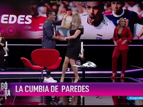 VIDEO | Esteban Paredes baila su propia cumbia en televisión