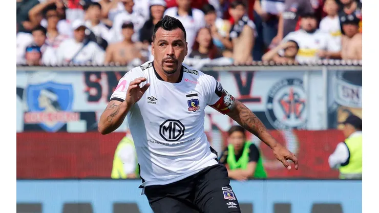 Paredes celebrando su gol 216