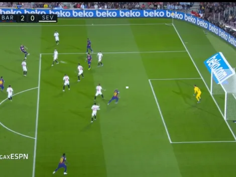 ¡Grande King! Golazo de Arturo Vidal en el Barcelona ante el Sevilla