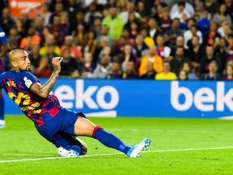 Arturo Vidal aporta con gol en aplastante triunfo del Barcelona sobre Sevilla