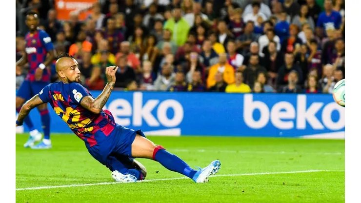 Arturo Vidal fue aporte en el triunfo del Barcelona