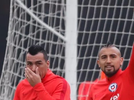 Vidal encantado con el gol 216 de Esteban Paredes