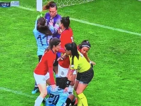 ¡Con la Tiane no! Endler se enojó con rival uruguaya y le pegó feroz parada de carros