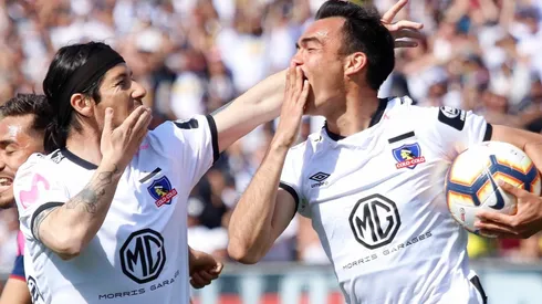 Gabi Suazo le rindió homenaje al Pájaro en su celebración.