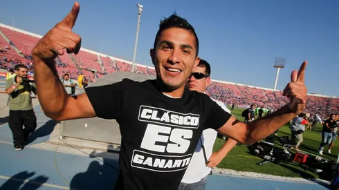 Felipe Flores celebrando un clásico