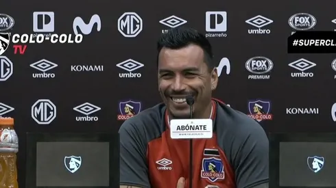 Esteban Paredes en conferencia de prensa