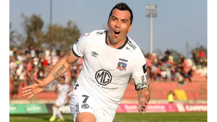 Celebración de Esteban Paredes
