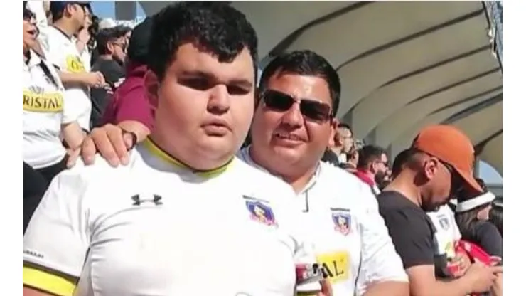 Miguel junto a su padre en La Florida