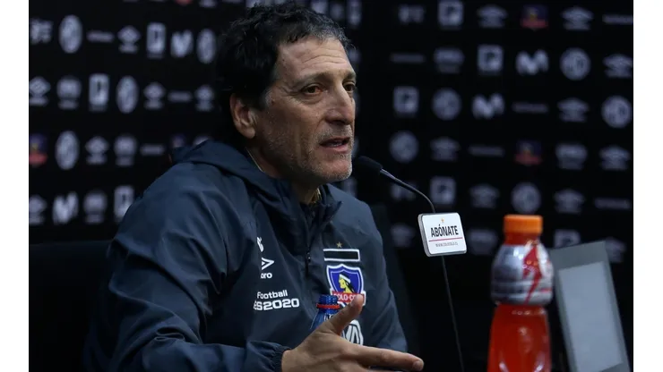 Mario Salas en conferencia de prensa