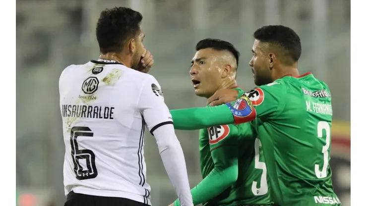 Insaurralde enfrentando a Audax en la primera rueda
