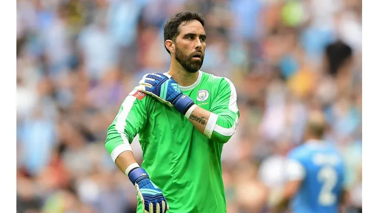 Claudio Bravo en la Community Shield