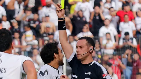 La última amarilla de Valdivia ante Unión La Calera