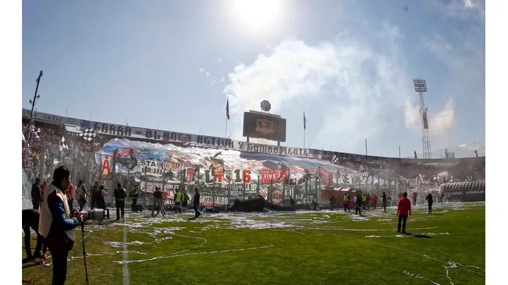 Hinchas durante el último Superclásico