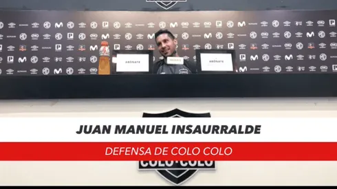 Juan Manuel Insaurralde se rie por los aplausos