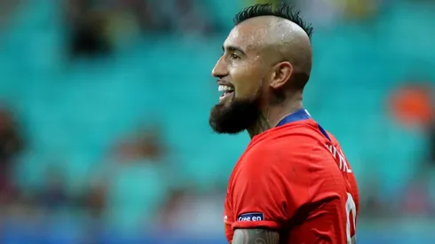 Vidal con la Roja