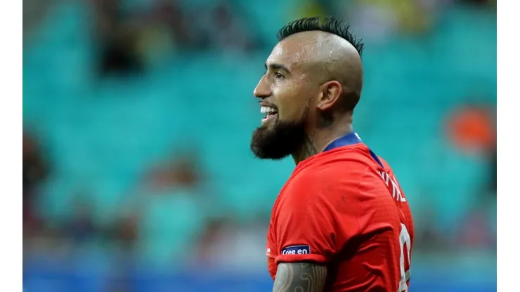 Vidal con la Roja