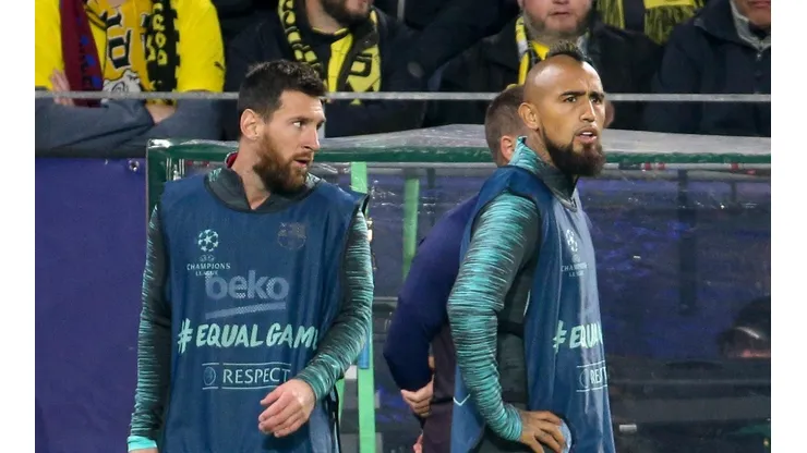 Arturo Vidal cometió desgraciada mano en derrota del Barcelona