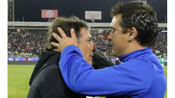 Juan José Ribera con Mario Salas