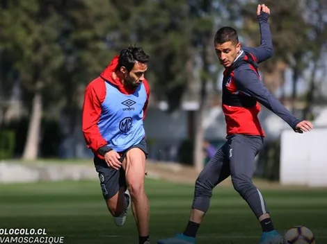 Carlos Carmona regresó a los entrenamientos de Colo Colo