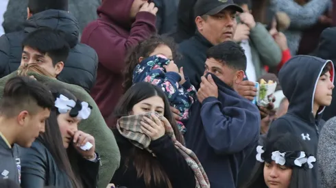 Árbitro detalló la presencia de gases químicos