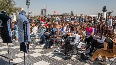 La presentación de la camiseta Umbro de la rama de vóleibol en el Monumental