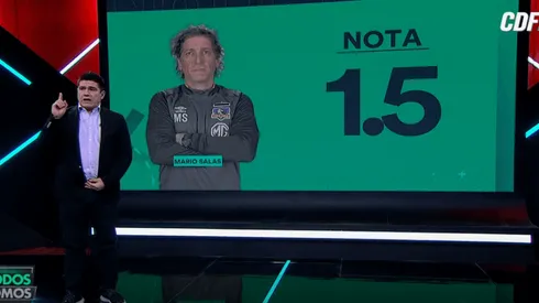 Tobi Vega haciendo bolsa a Colo Colo.