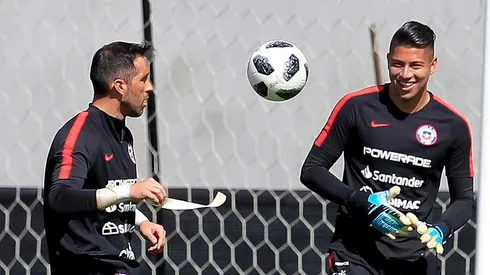 Bravo y Cortés entrenando en Los Angeles