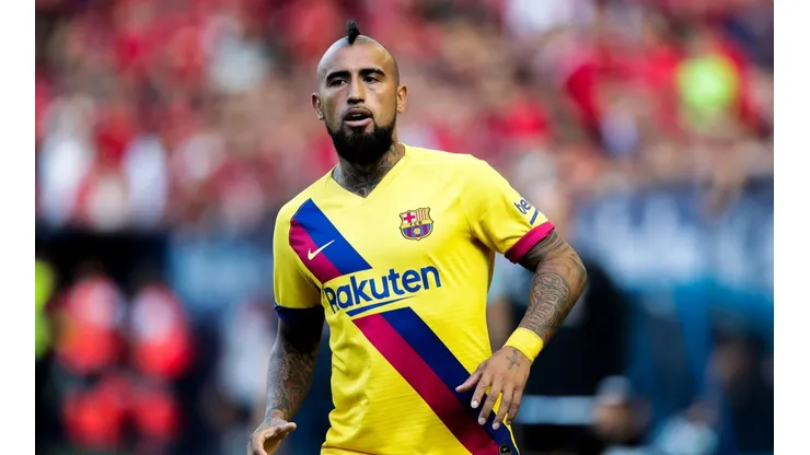 Arturo Vidal en el último encuentro liguero