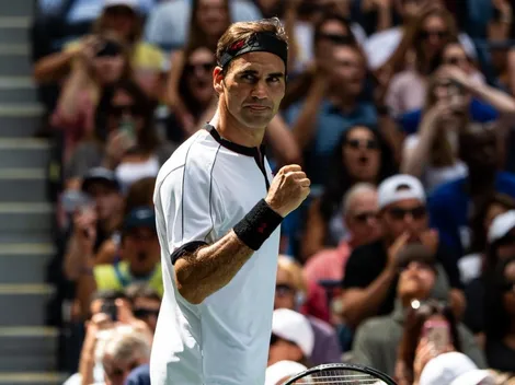 Mayne-Nicholls enloquece con Roger Federer