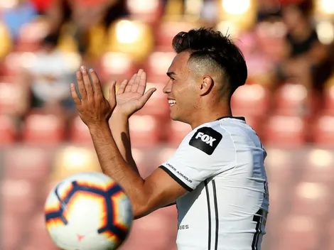 Gabriel Suazo se luce con un golazo en la práctica de Colo Colo