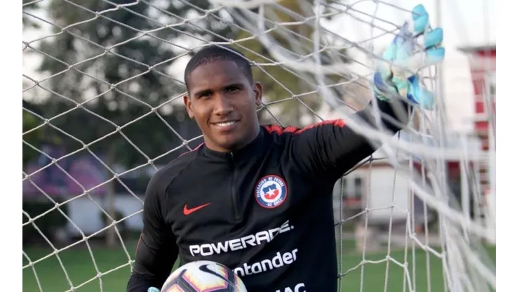 Omar Carabalí en la Roja