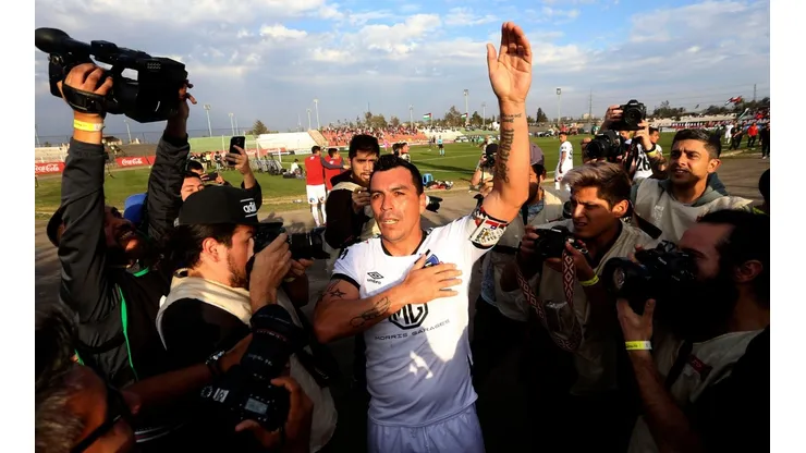 Celebración de Costa junto a Paredes